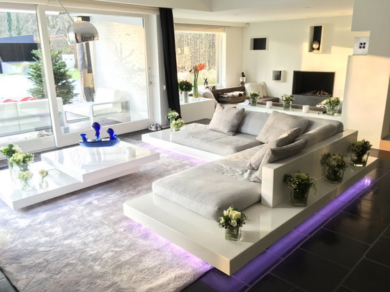 Image 1 of Rausch Plattform 2 Lounge-Sofas + Couchtisch