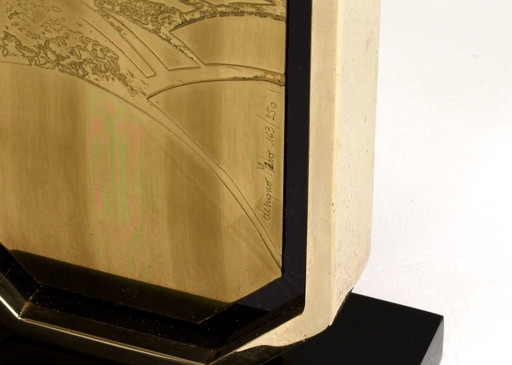 Limitierte Auflage Georges Mathias Tischleuchte für MAHO - Belgien, ca. 70er Jahre Design