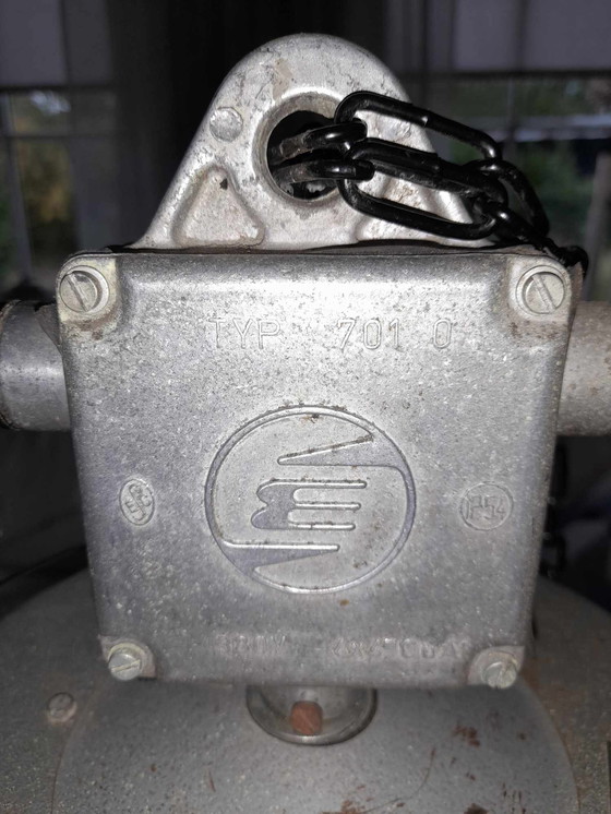 Image 1 of 2x Vintage Elektrosvit 24401 Emaillelampe