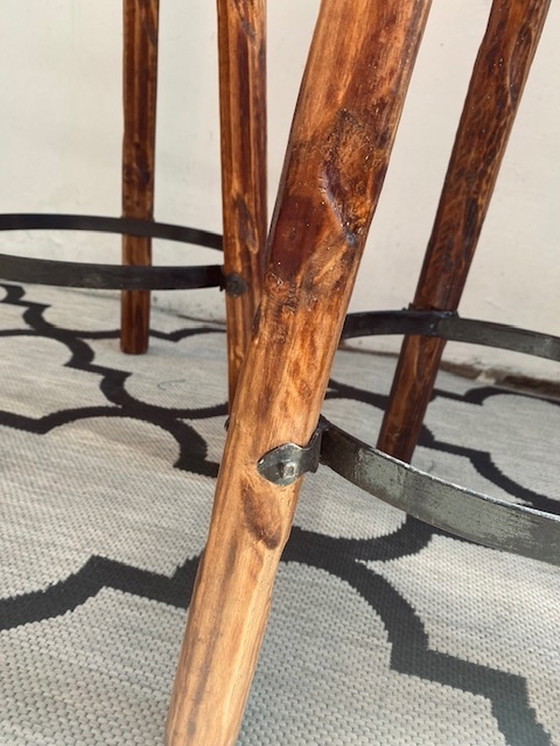 Image 1 of Satz brutalistischer Marbella-Hocker Sergio Rodrigues