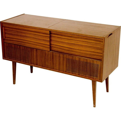 Vinyl-Radioschrank von Saba Feldberg, Schweden 1960