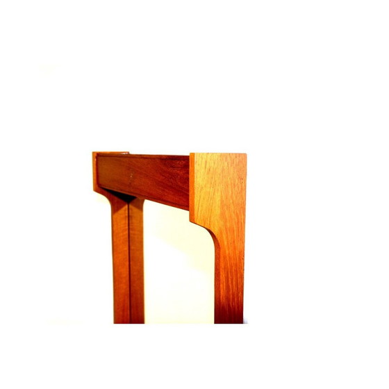 Image 1 of Vintage-Spiegel aus Teakholz mit Beleuchtung, Schweden 1960