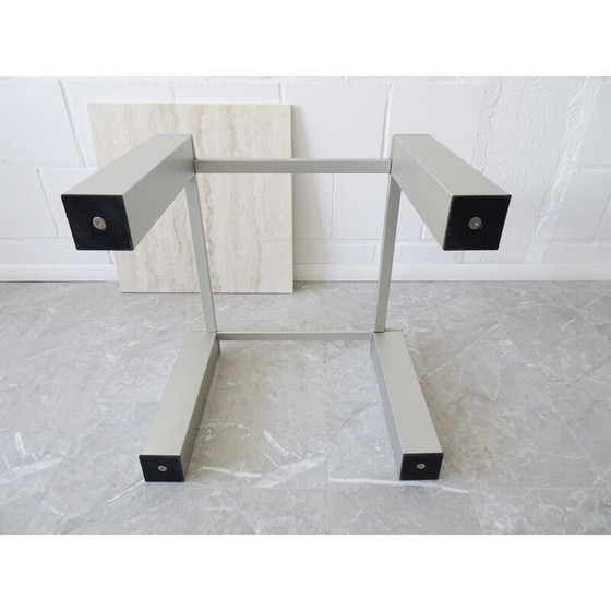 Image 1 of Vintage Couchtisch aus Travertin und Metall, Italien