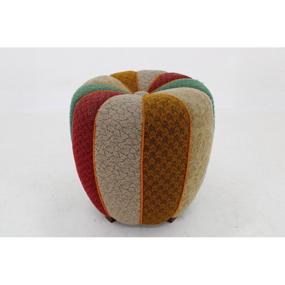Image 1 of Vintage Art Deco Hocker, Tschechoslowakei 1940