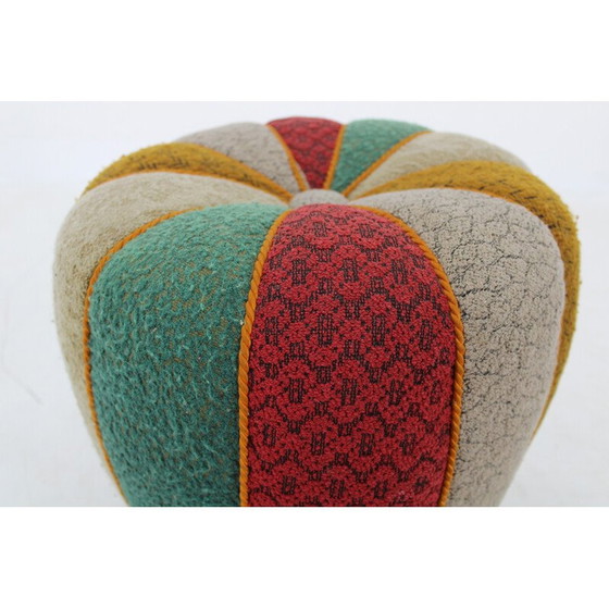 Image 1 of Vintage Art Deco Hocker, Tschechoslowakei 1940