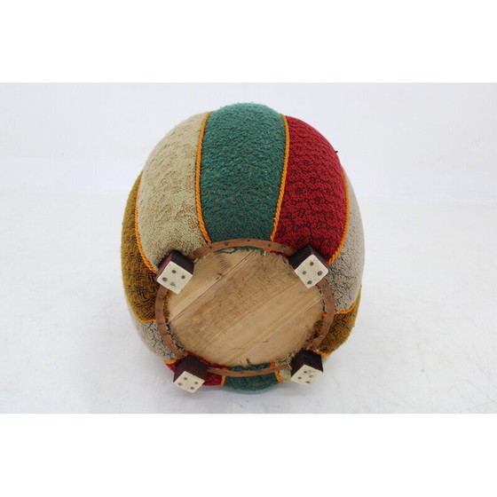 Image 1 of Vintage Art Deco Hocker, Tschechoslowakei 1940