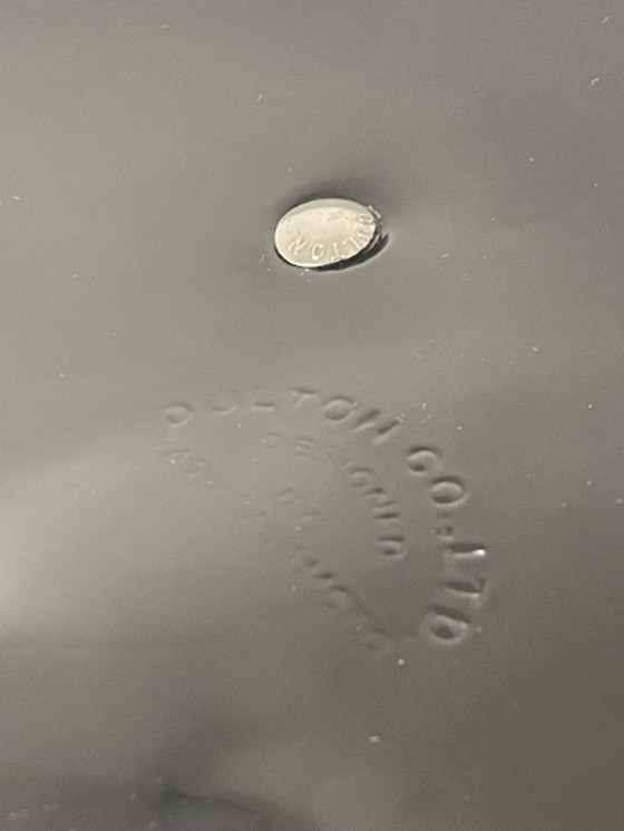 Image 1 of Yasu Sasamoto- Dulton – Industrieller Vintage-Barhocker mit Traktorsitz, Modell Clipper II – Schwarz Sitz – mehrere auf Lager