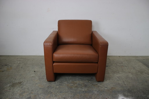 Cor Conseta Sessel & Hocker Einsitzer Designer Leder Sattelbraun