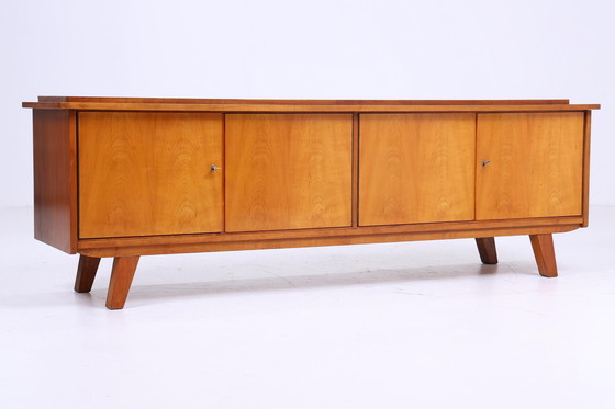 Image 1 of Vintage Sideboard 60er Jahre | Mid Century Vintage Lowboard Schrank Aufbewahrung Retro Holz