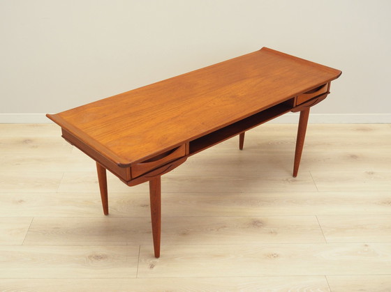 Image 1 of Couchtisch aus Teakholz, Dänisches Design, 1970er Jahre, Produktion: Dänemark