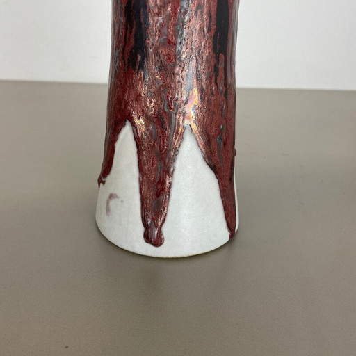 Vintage Vase aus fetter Lava-Keramik für Otto Ceramic, Deutschland 1970er