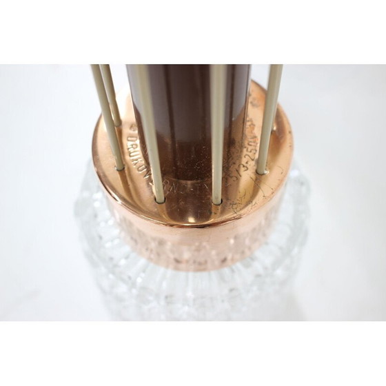 Image 1 of Vintage 3-Licht-Hängeleuchte von Drukov, Tschechoslowakei 1970