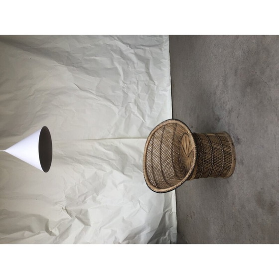 Image 1 of Vintage-Sessel aus Korbgeflecht, 1950