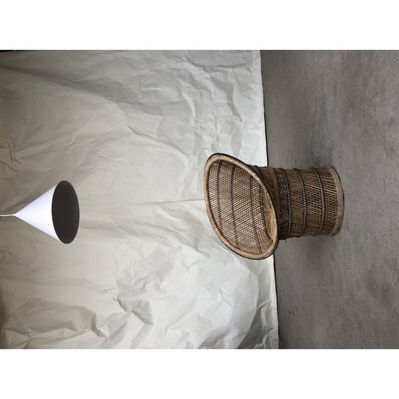 Image 1 of Vintage-Sessel aus Korbgeflecht, 1950