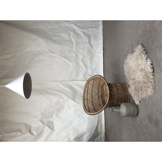 Image 1 of Vintage-Sessel aus Korbgeflecht, 1950