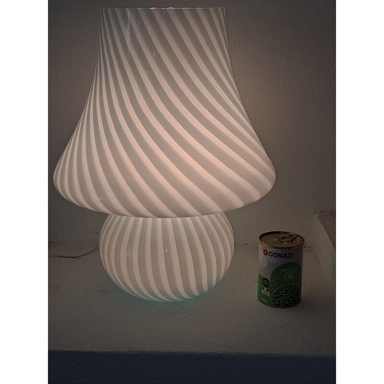 Image 1 of Vintage Murano Pilz Wirbel Lampe, 1970