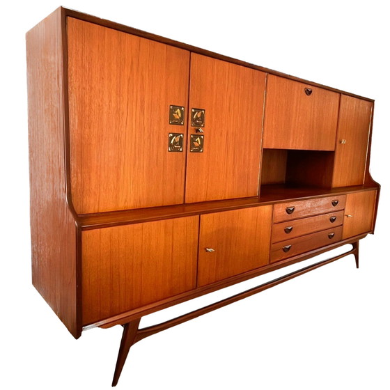 Image 1 of Dänisches Design Highboard Schrank XL Van Teeffelen Webe vintage retro