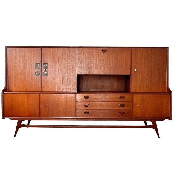 Image 1 of Dänisches Design Highboard Schrank XL Van Teeffelen Webe vintage retro