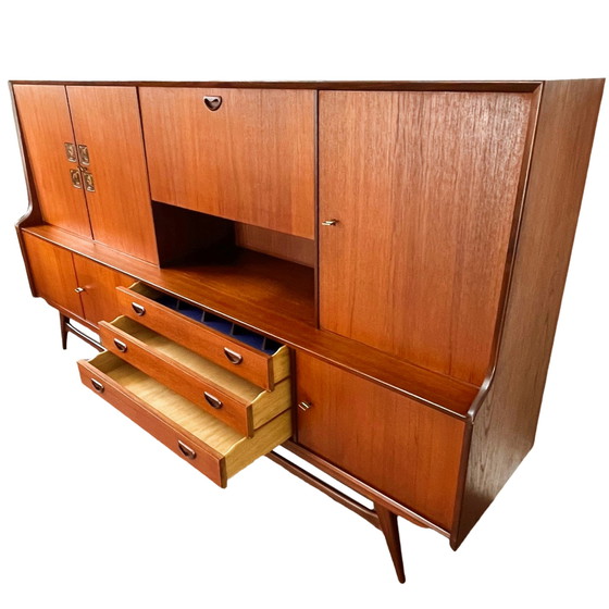 Image 1 of Dänisches Design Highboard Schrank XL Van Teeffelen Webe vintage retro