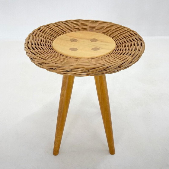 Image 1 of Vintage Hocker von Jan Kalous für Uluv, Tschechoslowakei 1970er Jahre
