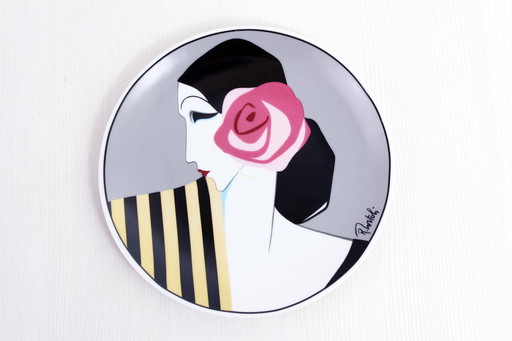 Teller Art Deco Design Roberto Tortoli