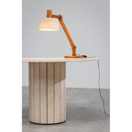 Image 1 of Postmoderner architektonischer Esstisch im Vintage-Stil, 1970