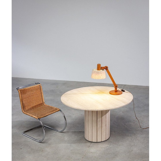 Image 1 of Postmoderner architektonischer Esstisch im Vintage-Stil, 1970