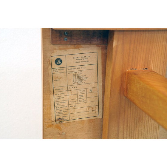 Image 1 of Klappbarer Esstisch aus Esche und Buche von František Jirák für Tatra nábytok, Tschechoslowakei 1970