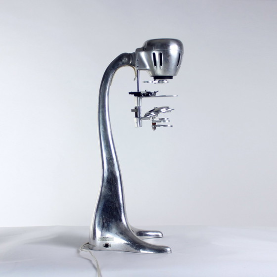 Image 1 of Vintage Ken A Vision Mikroprojektor aus Aluminium, 1950er Jahre