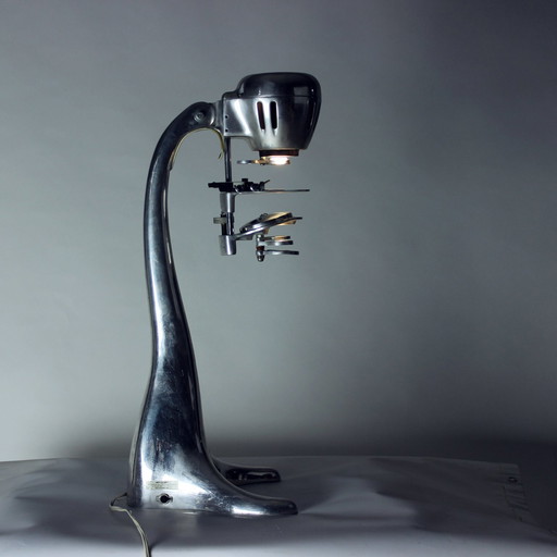 Vintage Ken A Vision Mikroprojektor aus Aluminium, 1950er Jahre