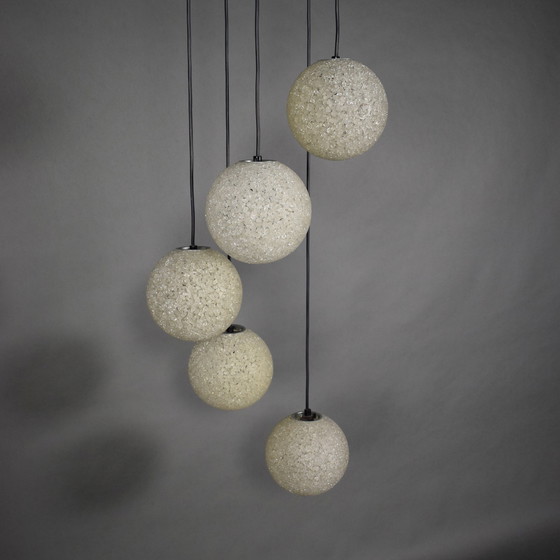 Image 1 of Schöner Kronleuchter mit fünf Kugeln