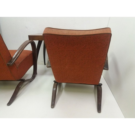 Image 1 of Vintage-Wohnzimmergarnitur von Halabala für Thonet, Tschechoslowakei 1930er Jahre