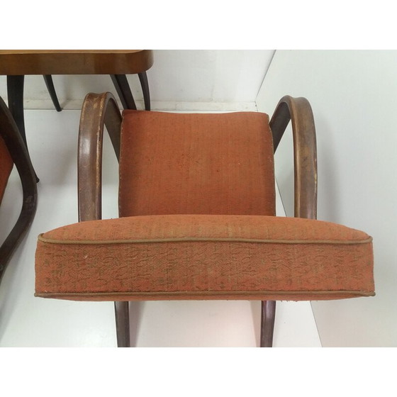Image 1 of Vintage-Wohnzimmergarnitur von Halabala für Thonet, Tschechoslowakei 1930er Jahre