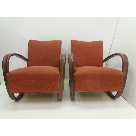 Image 1 of Vintage-Wohnzimmergarnitur von Halabala für Thonet, Tschechoslowakei 1930er Jahre