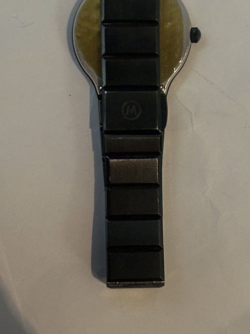 Movado Damen Schwarz Edelstahl Uhr Quarz