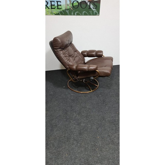 Image 1 of Vintage-Liegesessel aus Leder