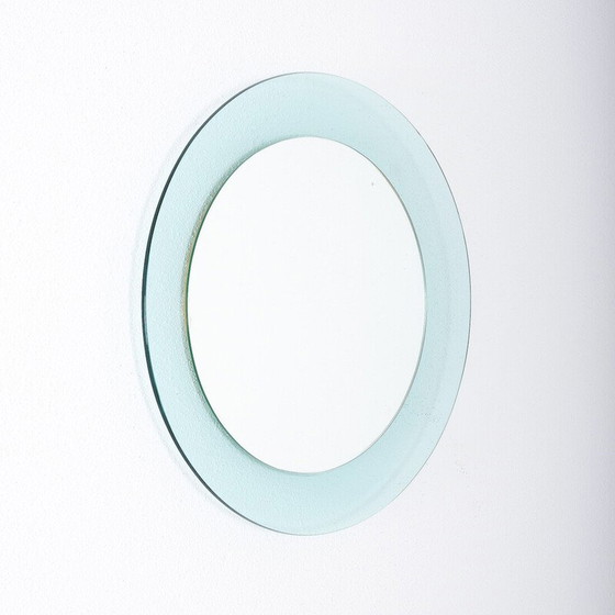 Image 1 of Mid Century runder Spiegel Modell 1699 von Max Ingrand für Fontana Arte, Italien 1960er Jahre