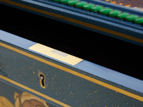 Image 1 of Paul Follot Kleiner Schrank aus lackiertem Buchenholz 1920