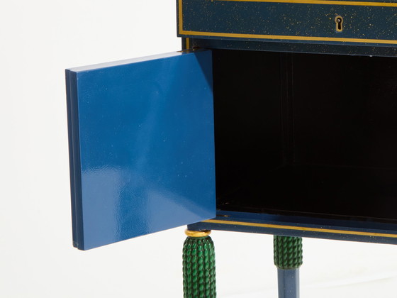 Image 1 of Paul Follot Kleiner Schrank aus lackiertem Buchenholz 1920