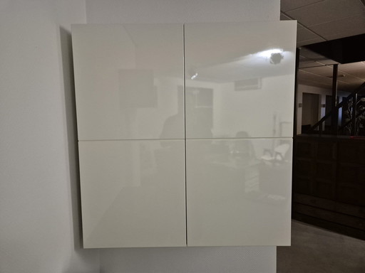 Hulsta Lilac - Oberschrank - Weiß - Hochglanz - Design