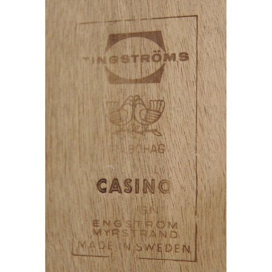 Image 1 of Paar Vintage-Nachttische "Casino" von Engström und Myrstrand, Schweden 1960