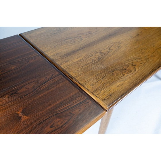 Image 1 of Vintage Palisander Tisch mit Erweiterungen Dänemark 1960s