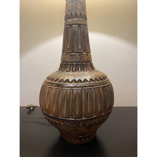 Keramiklampe von Marius Bessone, 1950