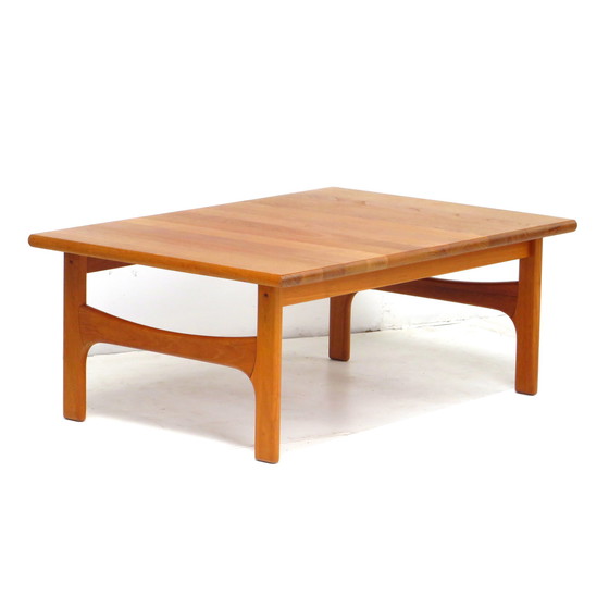 Image 1 of Vintage Couchtisch aus massivem Teakholz, 1960er Jahre