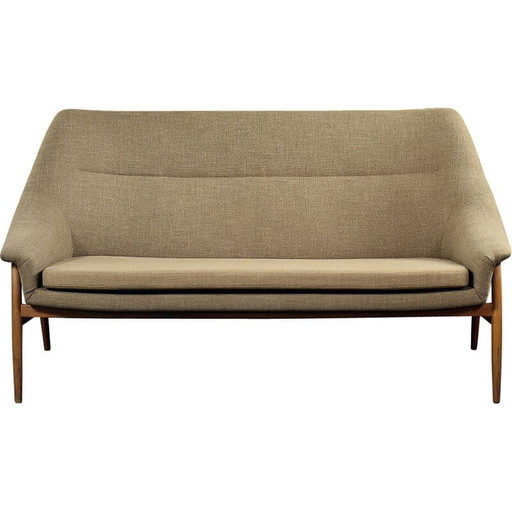 Skandinavisches 2-Sitzer Sofa Grace aus braunem Stoff von Ikea, 1961