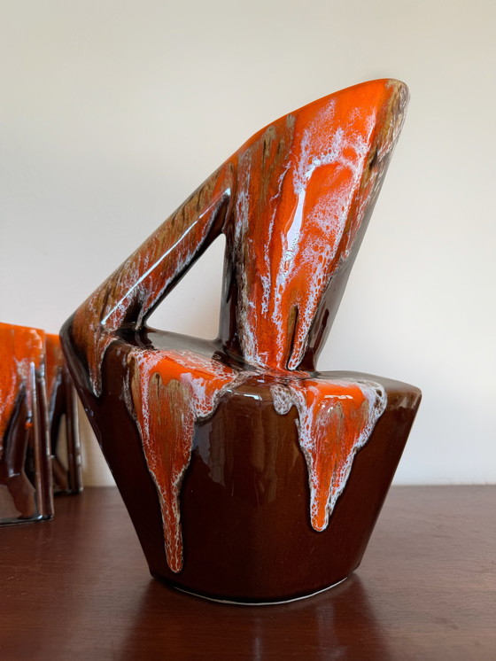 Image 1 of Modernistischer Orangeade-Service Vallauris