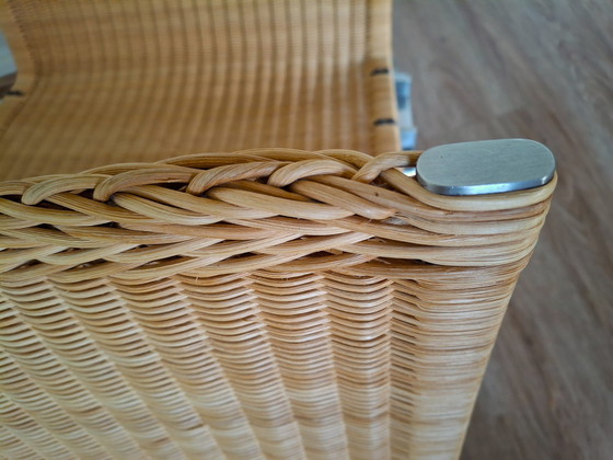 Image 1 of 2x Poul Kjærholm Pk22 Rattan Fritz Hansen