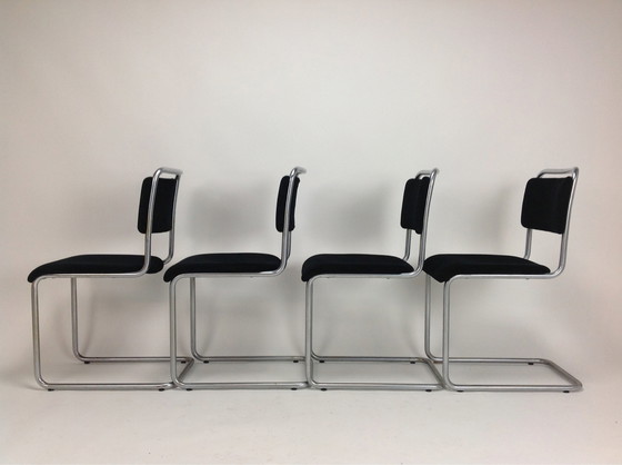 Image 1 of 4x Gispen Stuhl