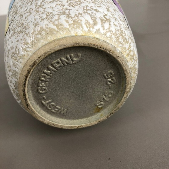Image 1 of Vintage Vase aus farbigem Lava Ton von Bay Ceramics, Deutschland 1950
