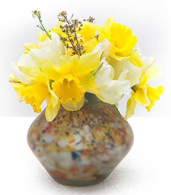 Image 1 of Murano-Vase Mit Einschlüssen